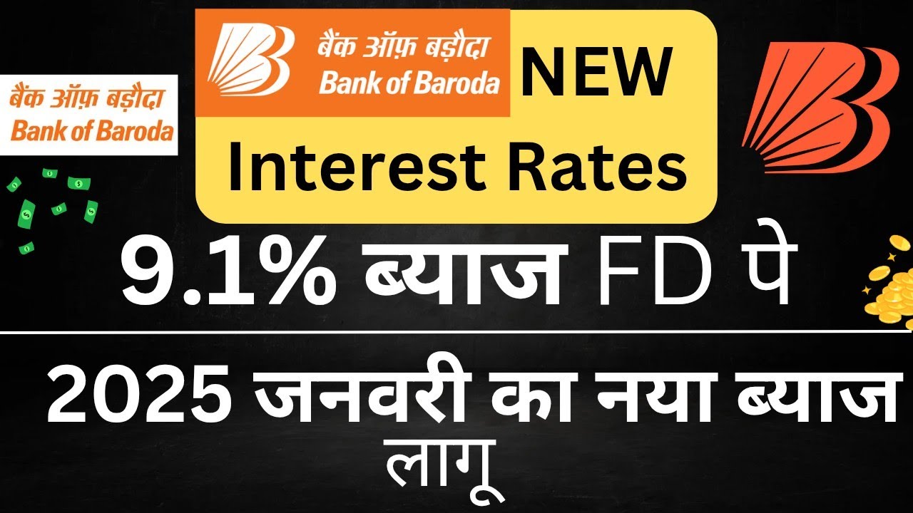 BOB FD New Interest Rates January 2025